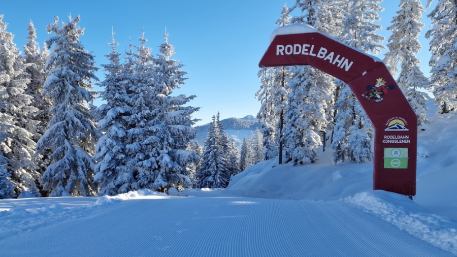 Radstadt avonturen op de rodelbaan.